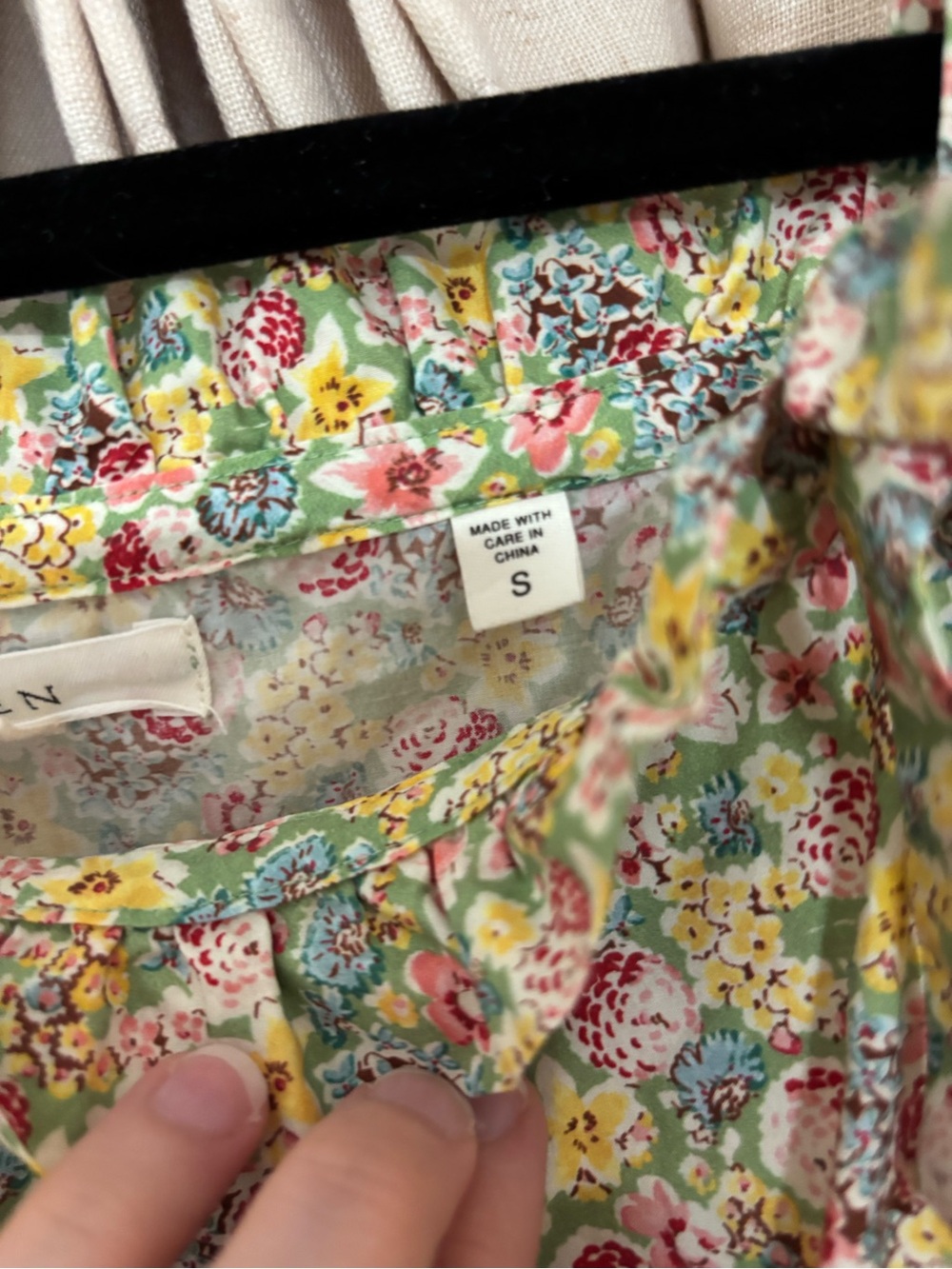 Doen Dee Dress - Chrysanthemum Sky Floral - Picture 6 of 8